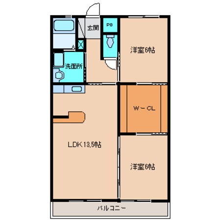 山春ビル新城の物件間取画像